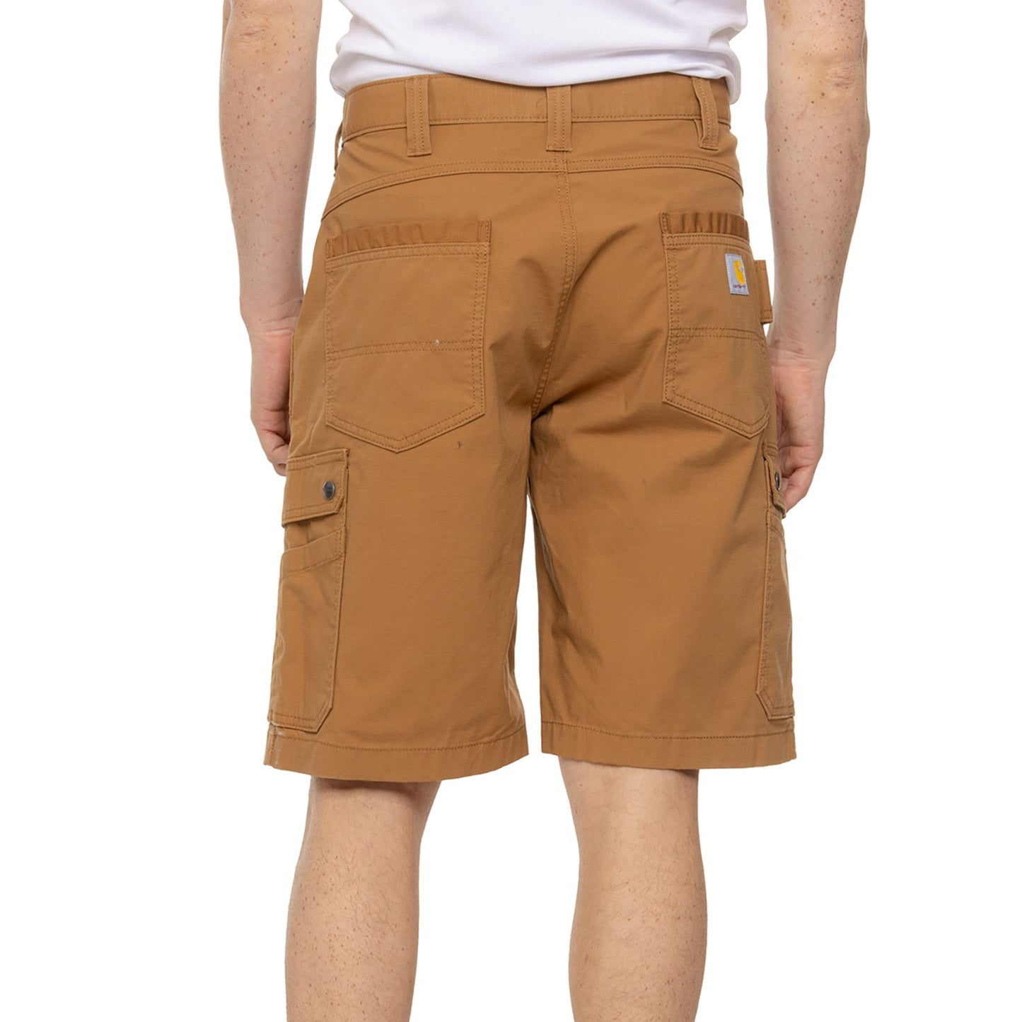 Pantaloncini cargo da lavoro marrone