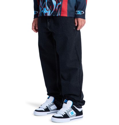 Jeans Baggy denim nero - 8/16 ANNI