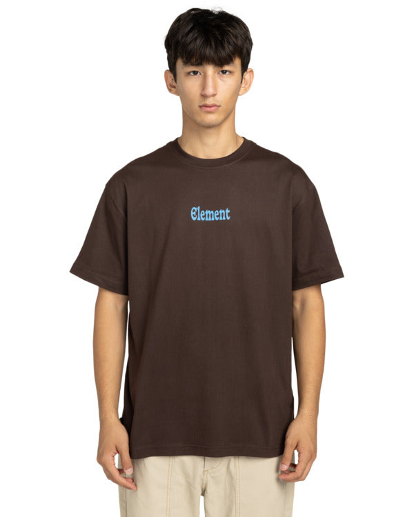 T-Shirt Bad doggie marrone