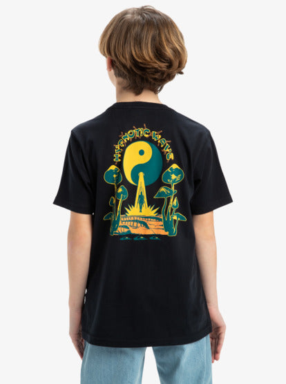 T-Shirt Hypnotic wave nero - 8/16 ANNI