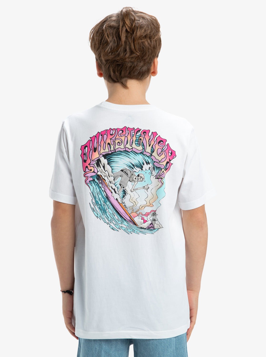 T-Shirt Ev times up bianco - 8/16 ANNI