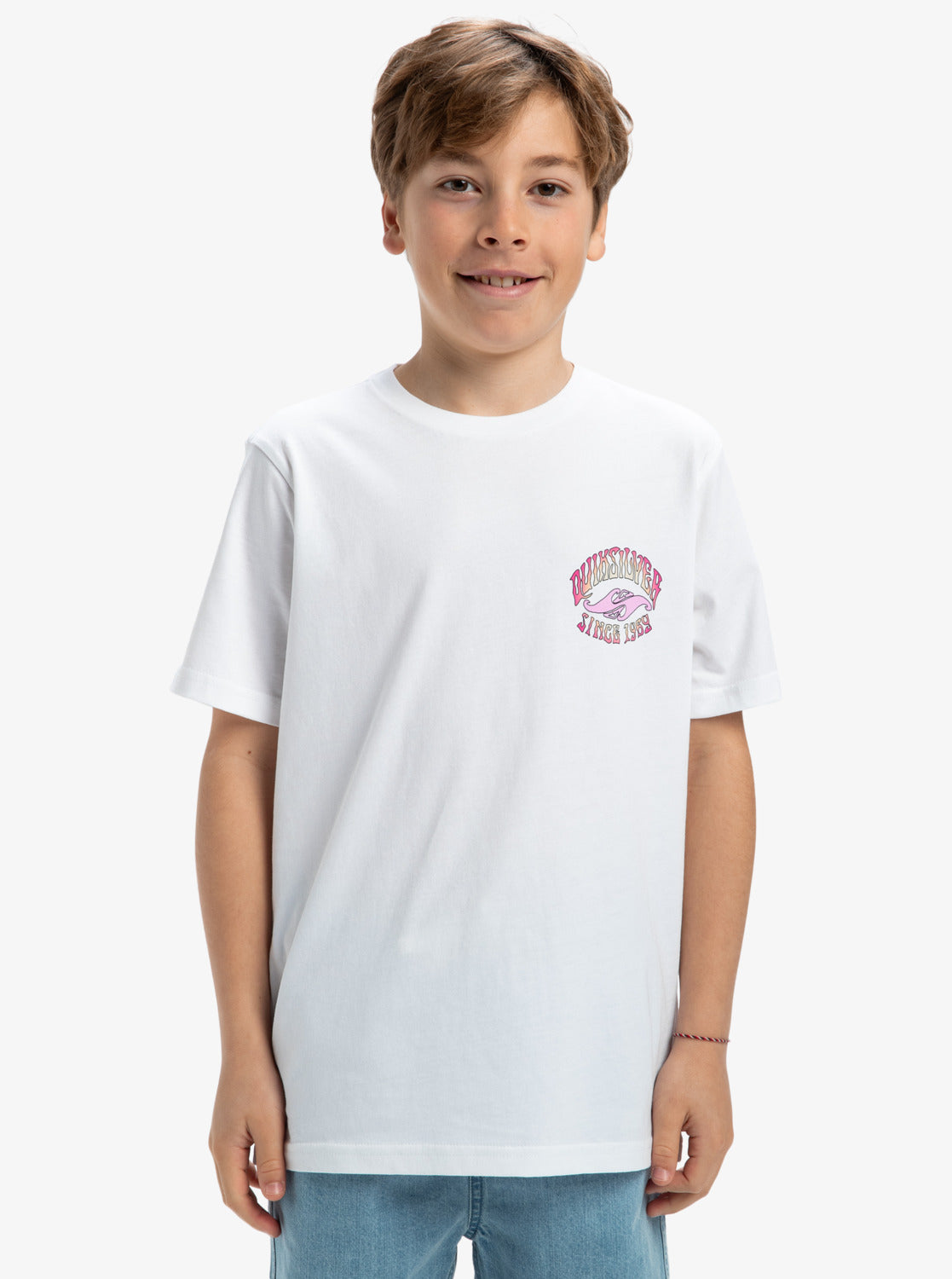 T-Shirt Ev times up bianco - 8/16 ANNI