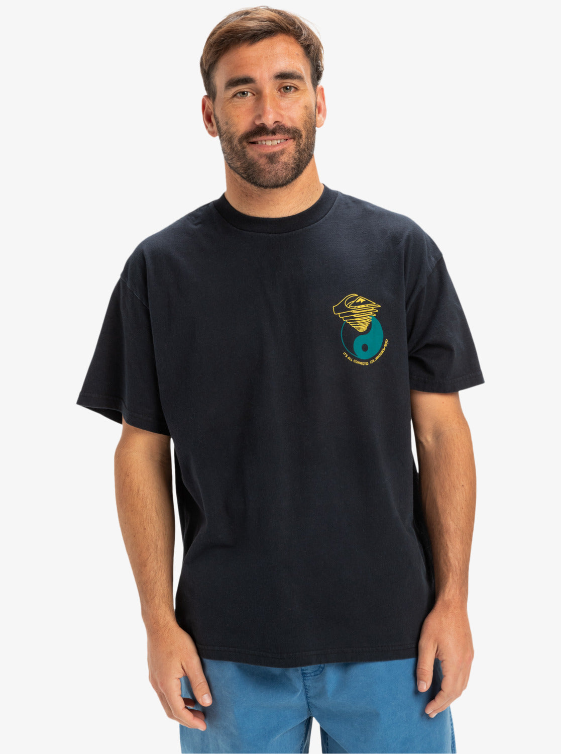 T-Shirt Hypnotic wave nero