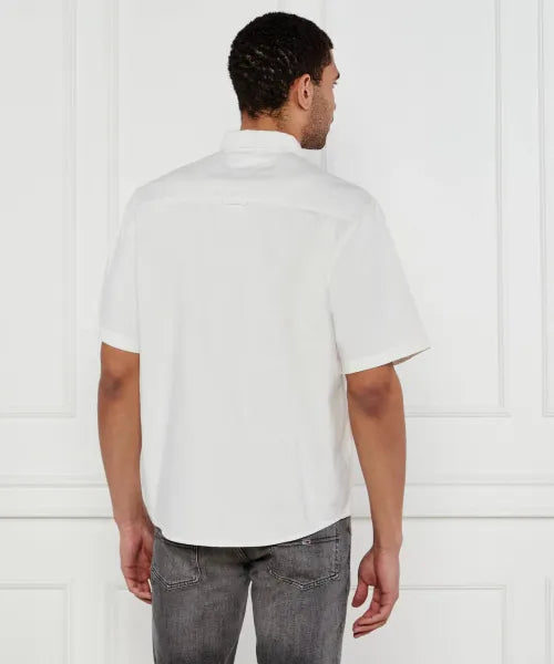 Camicia Oxford relaxed fit bianco
