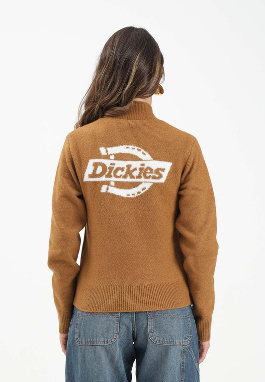 Maglione Ruston 1/4 zip marrone