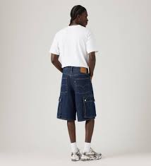 Pantaloncini Levi's® 478 baggy cargo in denim scuro
