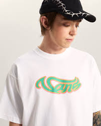 T-Shirt Wavy bianco