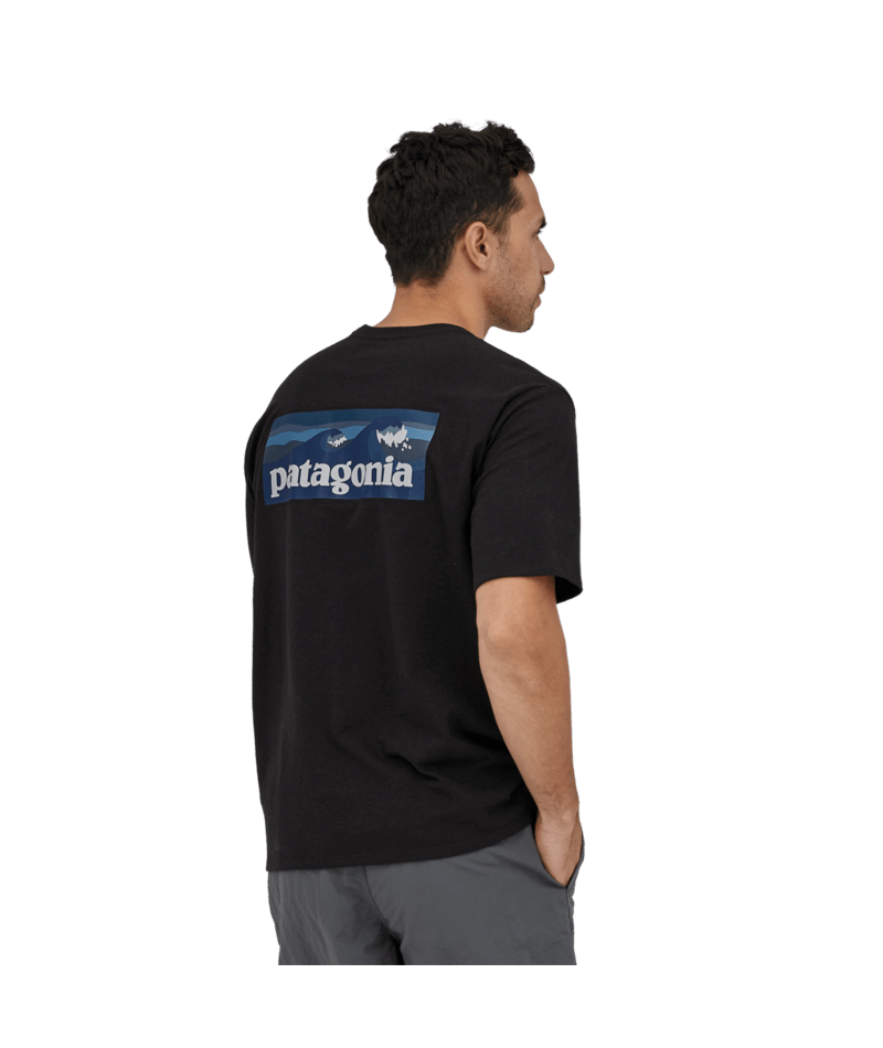 T-shirt Boardshort con taschino nero