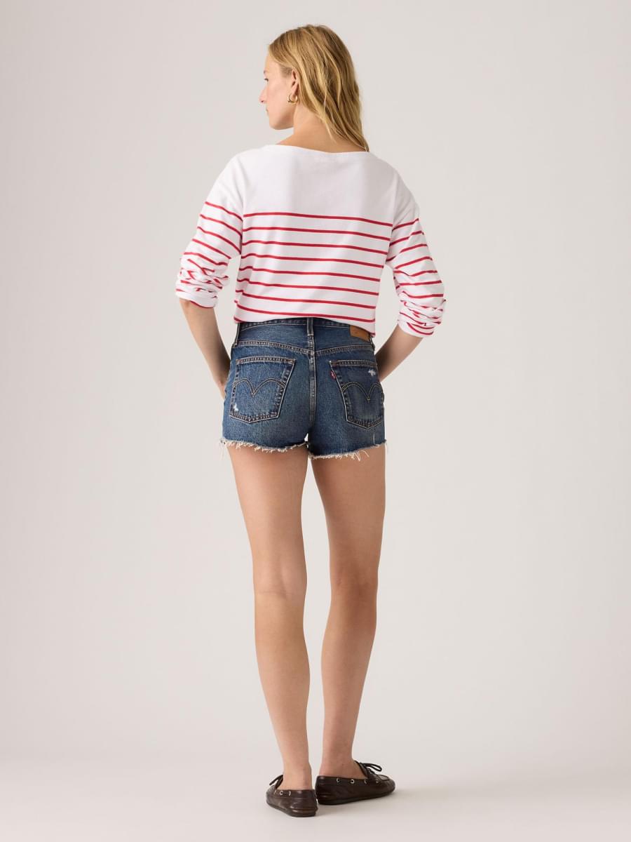 Pantaloncini Levis 501 denim scuro