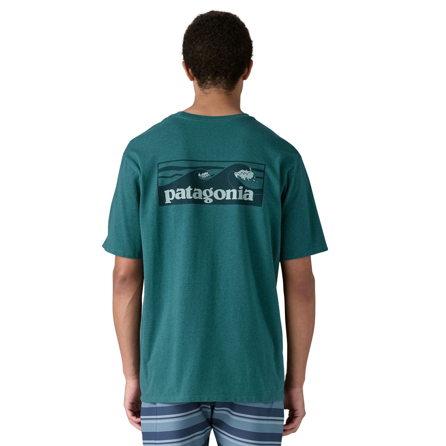 T-shirt Boardshort con taschino petrolio