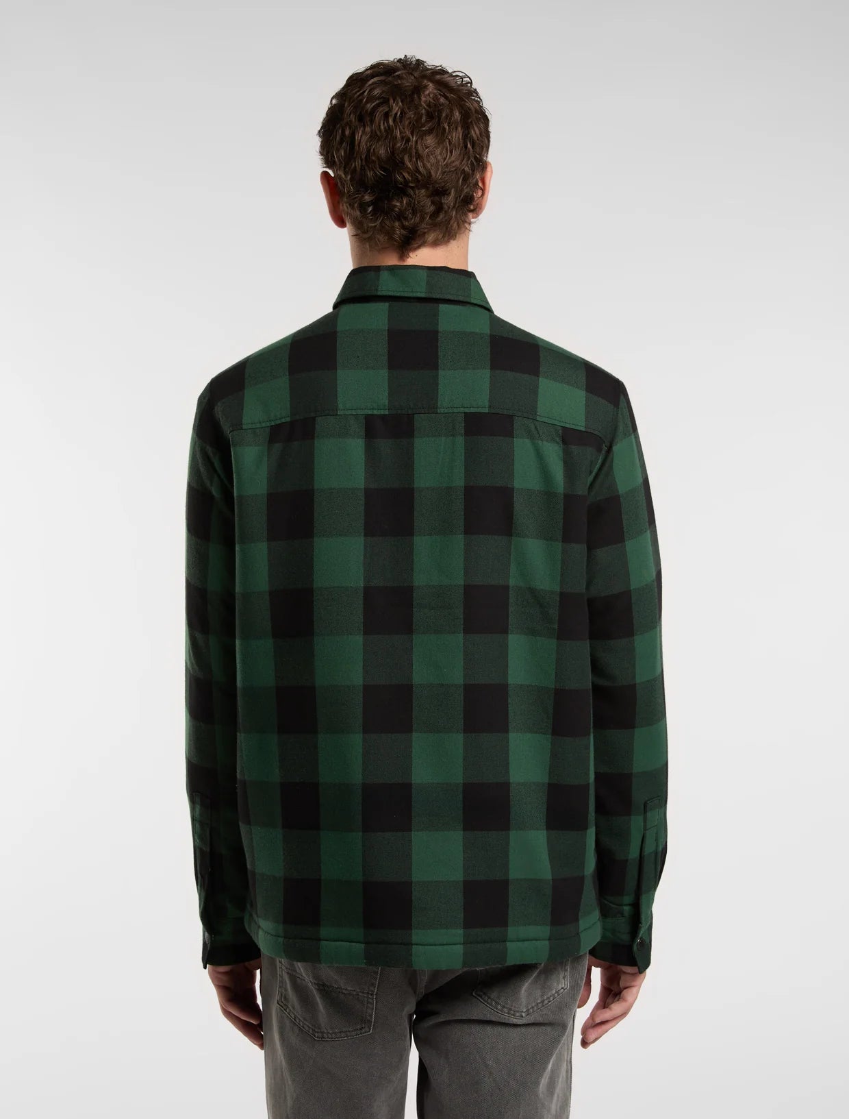 Camicia Sacramento a quadri verde/nero