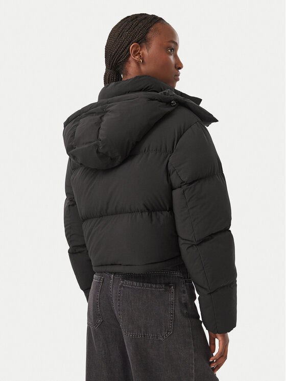 Piumino Alaska Tommy jeans con cappuccio nero