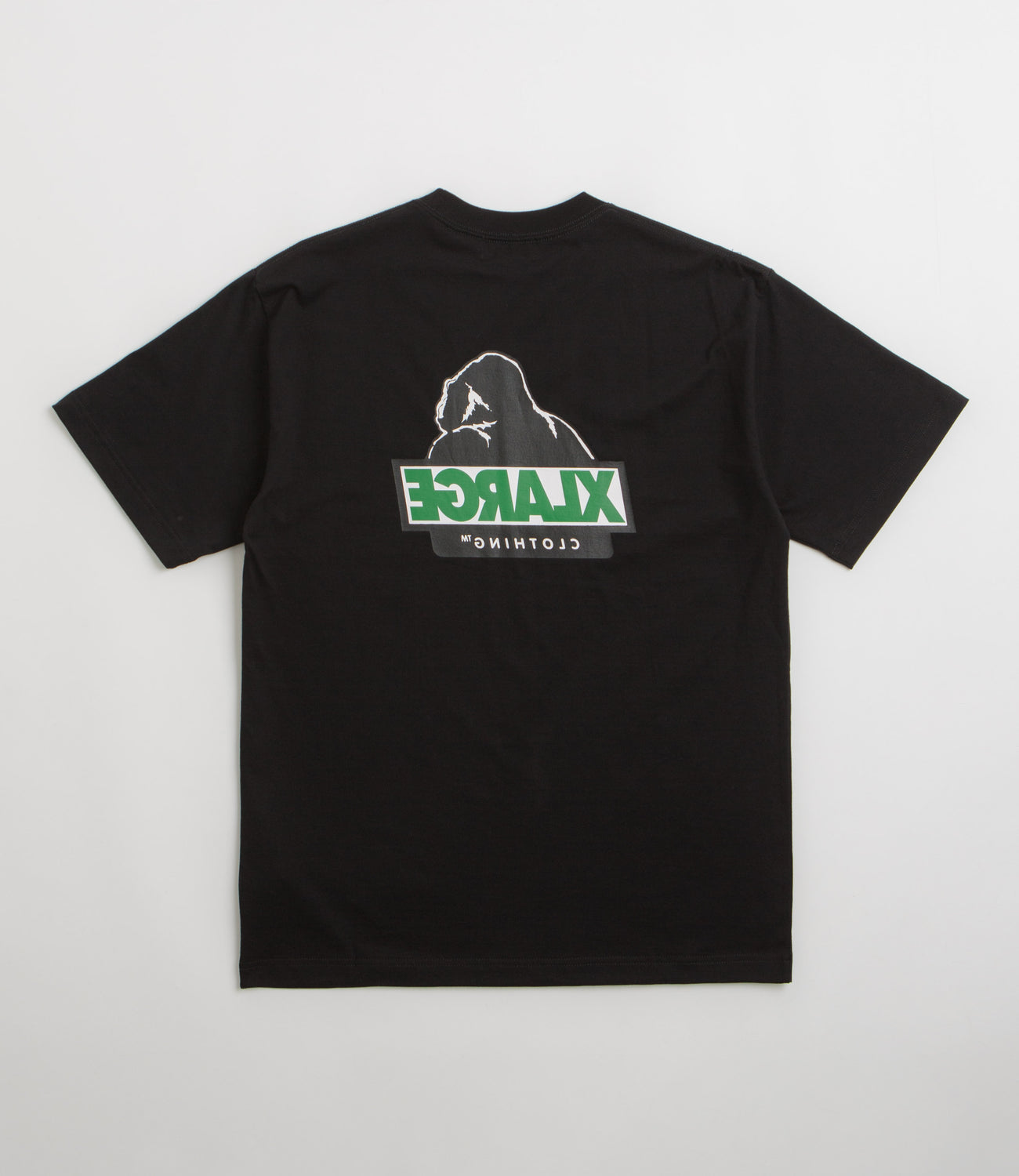 T-Shirt Slanted og nero/scritta verde
