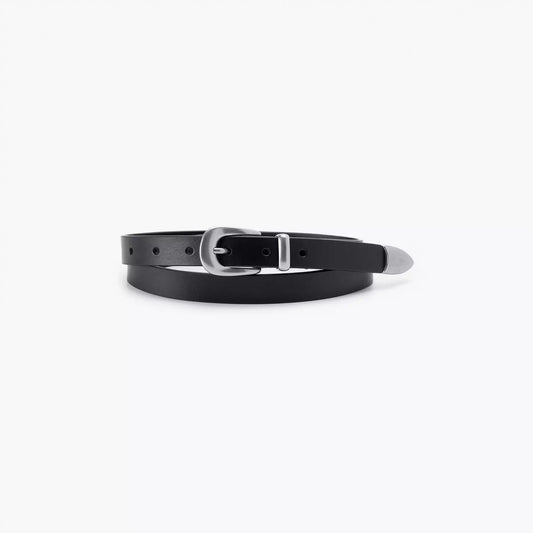 Cintura Levi's Valerie in pelle nero