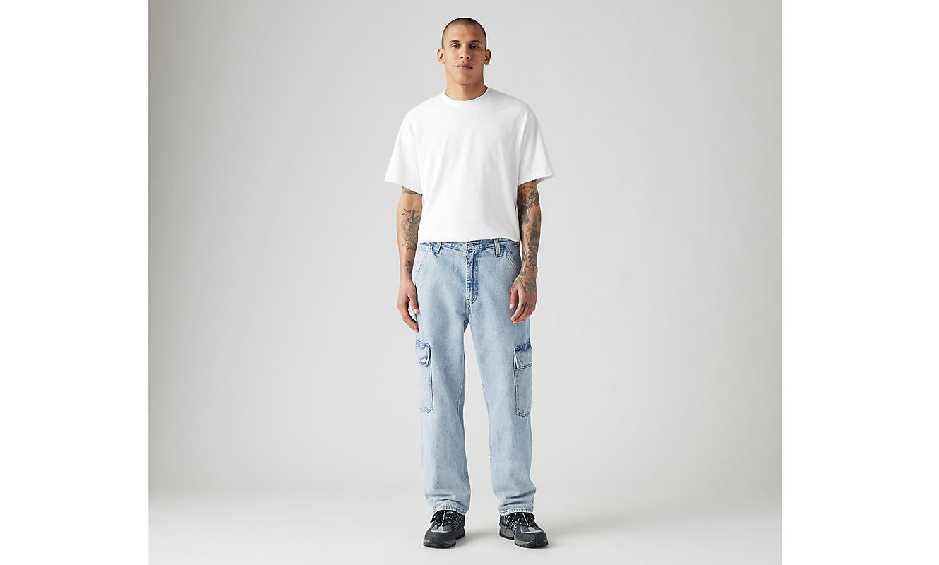 Jeans Cargo denim chiaro