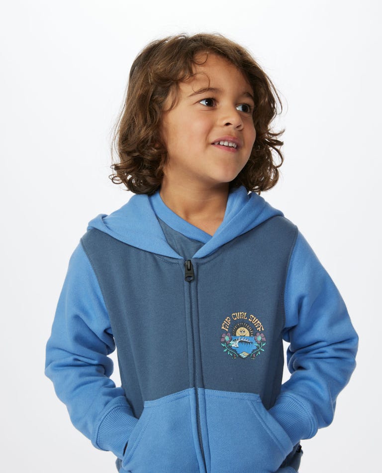 Felpa Mystic waves full zip con cappuccio - 1/8 ANNI