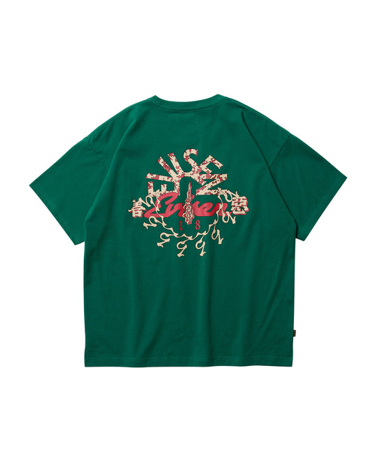 T-Shirt Eye fire verde