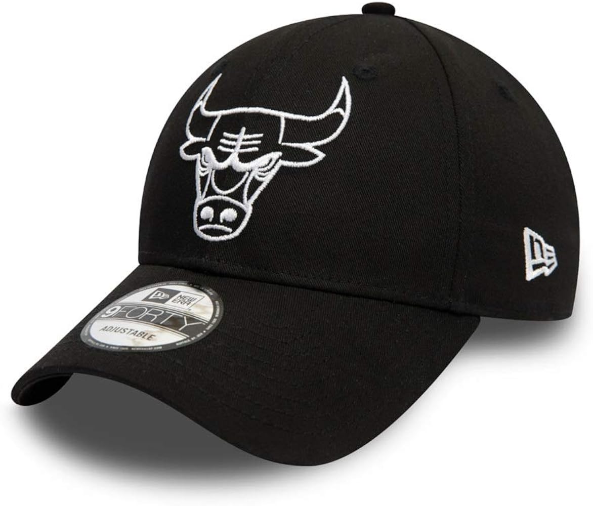 Cappellino 9FORTY  regolabile Chicago bulls Essential Outline Nero