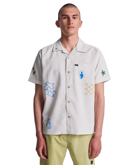 Camicia Elements crema