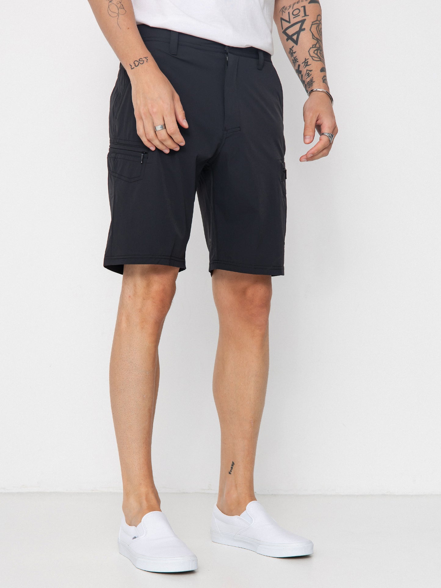 Pantaloncini Cashed cargo hybrid 20 nero