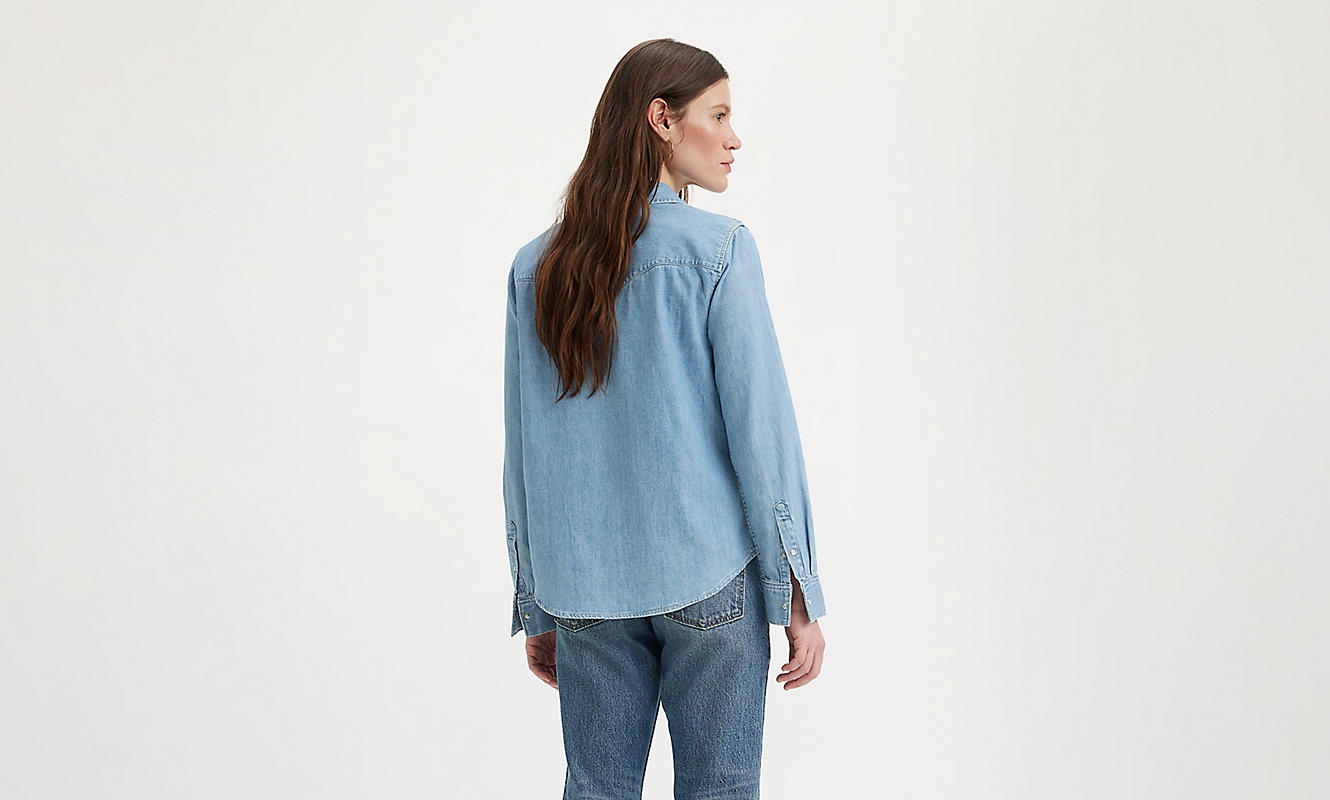 Camicia Iconic denim chiaro
