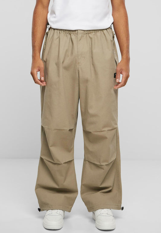 Pantalone Retro washed parachute khaki