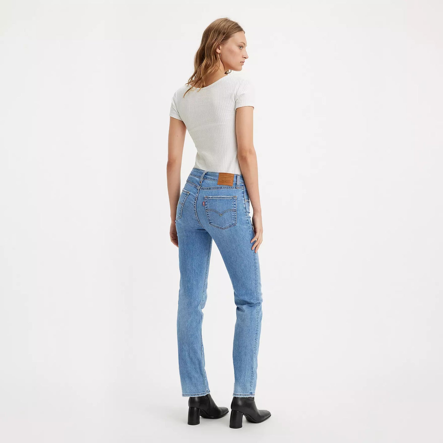 Jeans 724 High rise straight chiaro