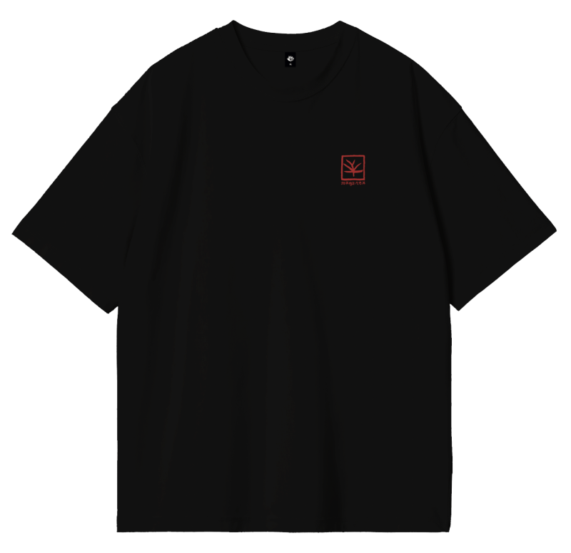 T-shirt Bonsai nero