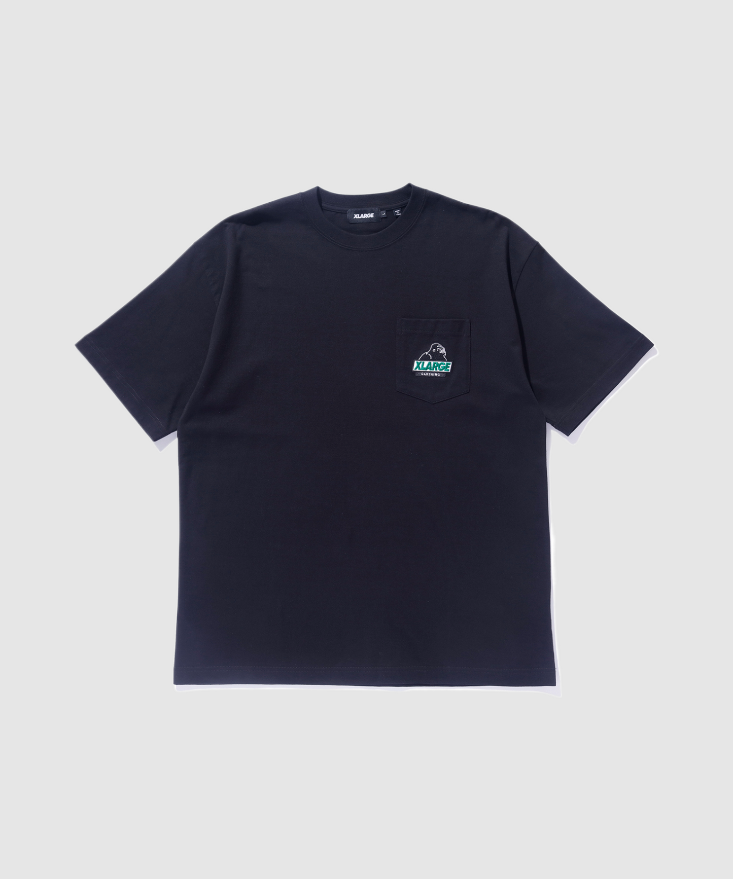 T-Shirt Slanted og nero/scritta verde