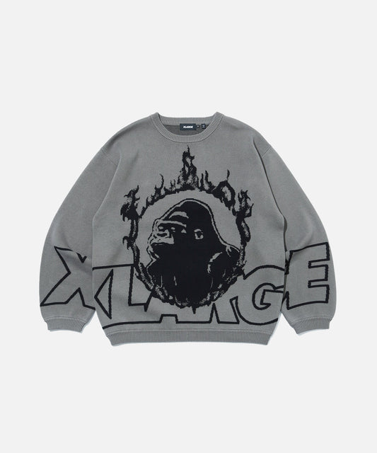 Maglione Ring of fire grigio