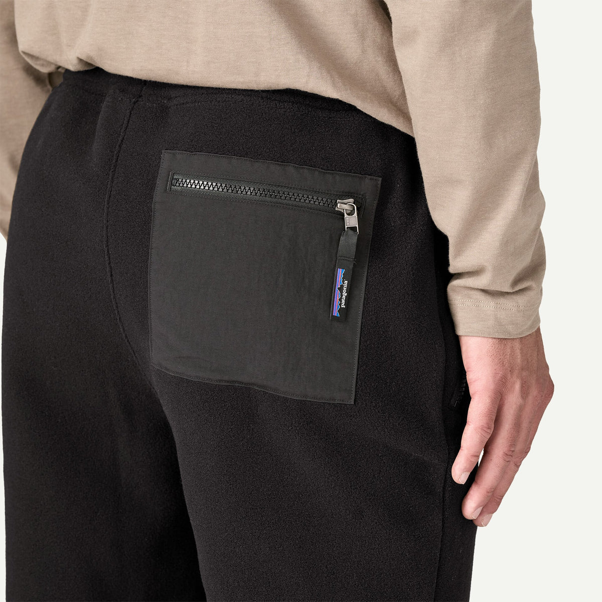 Pantalone Synchilla in pile nero