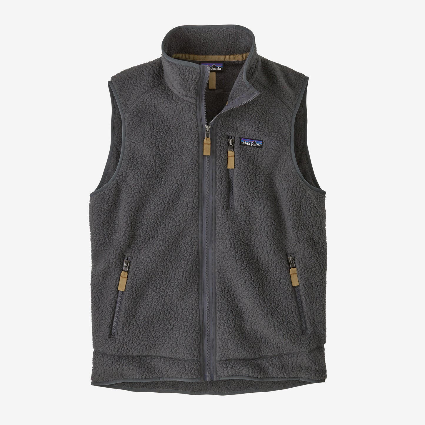 Gilet Retro in pile nero