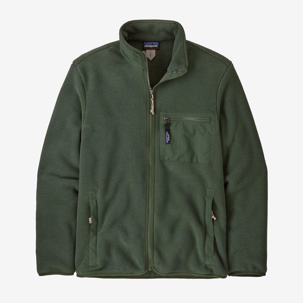 Felpa Synchilla full zip verde