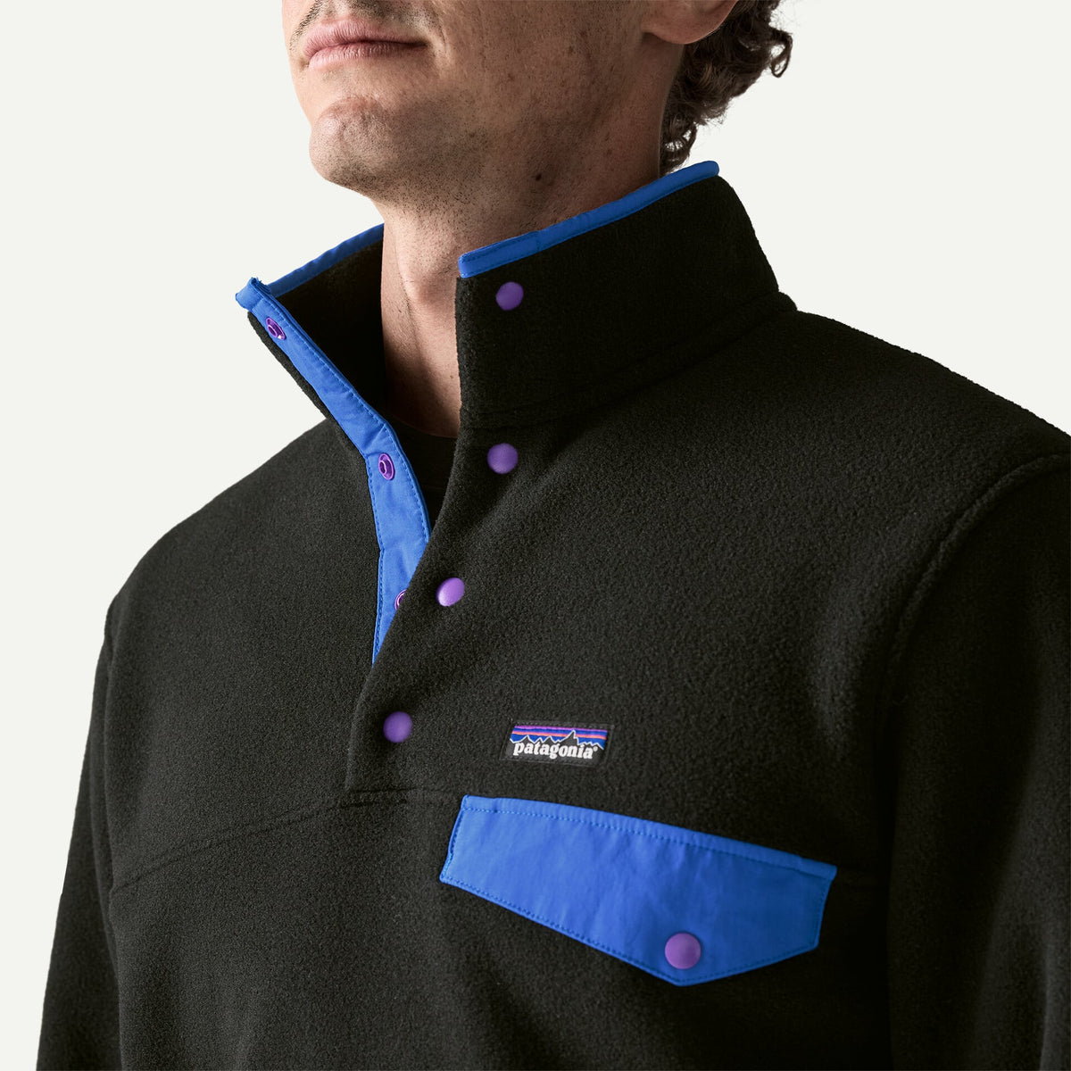 Pullover in felpa Synchilla nero
