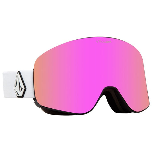 Maschera Odyssey Volcom bianco/rosa