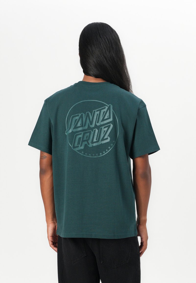 T-Shirt Tonal opus dot stripe verde