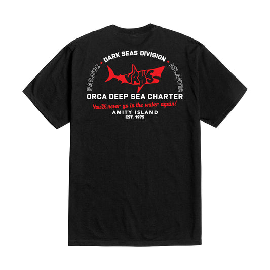 T-shirt Charter nera