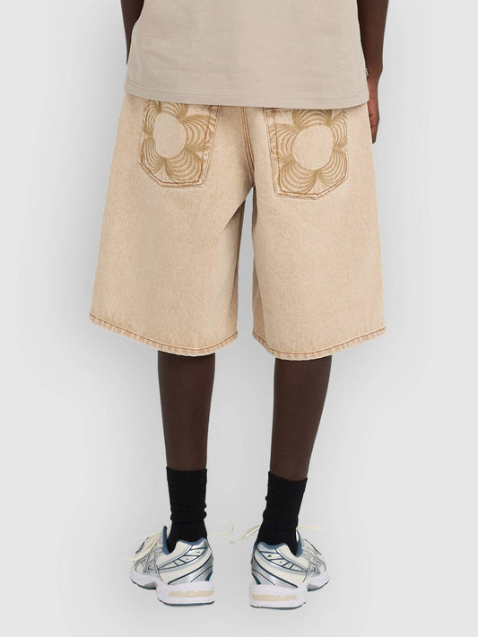 Pantaloncini Eaxe big 5 denim sabbia