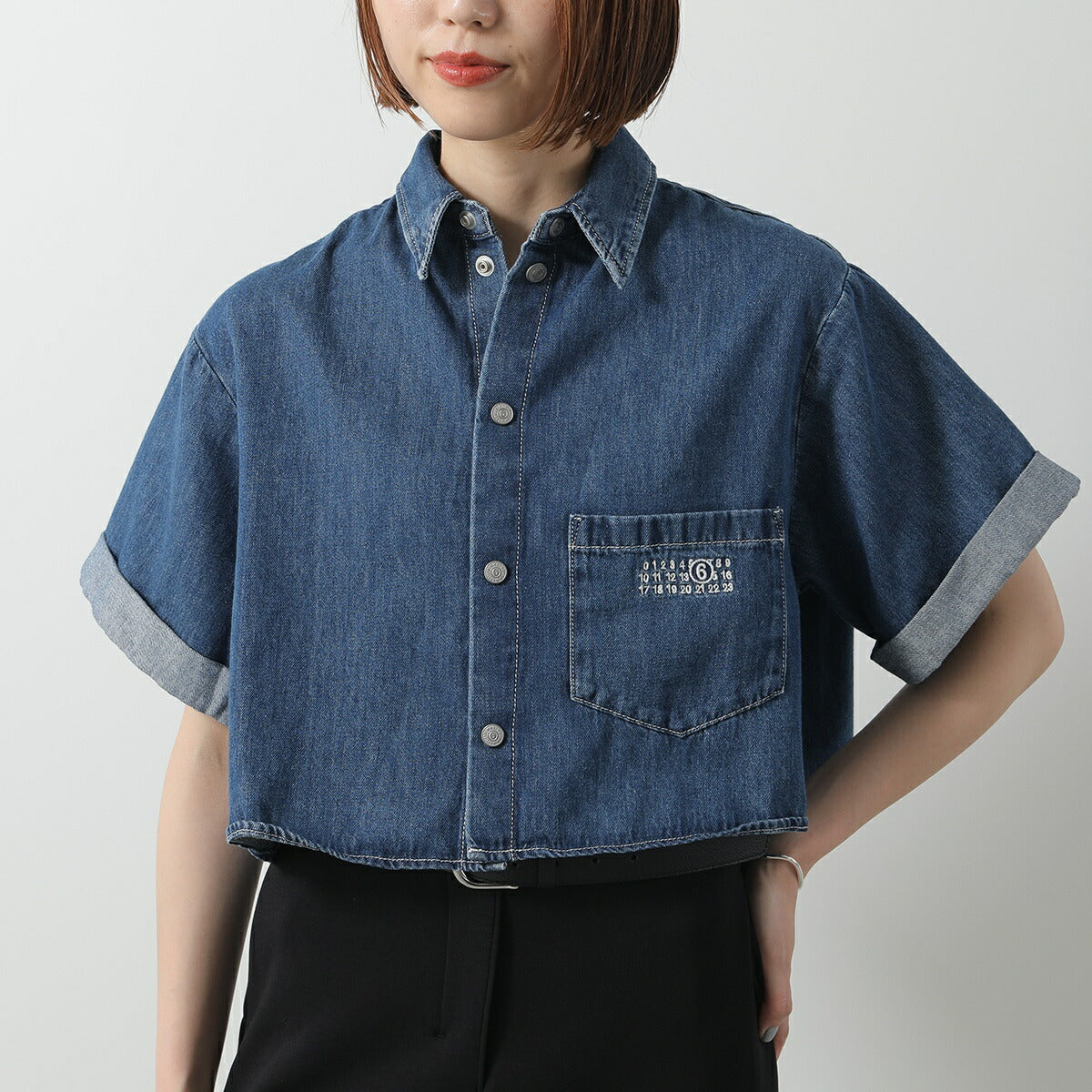 Camicia crop Maison Margiela denim -10/16 ANNI