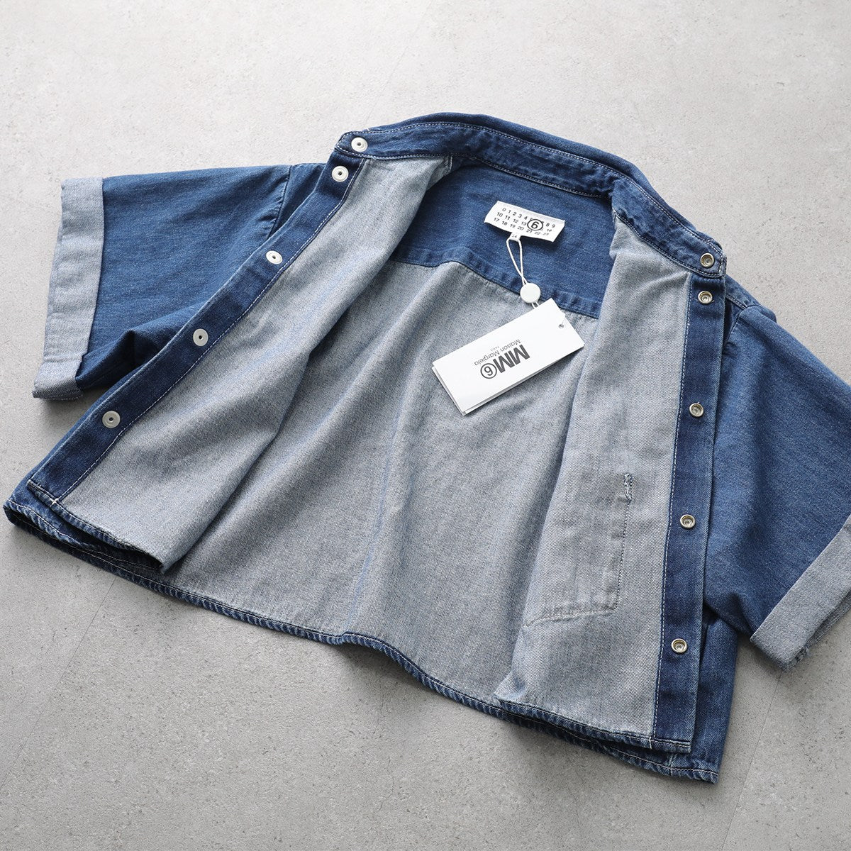 Camicia crop Maison Margiela denim -10/16 ANNI