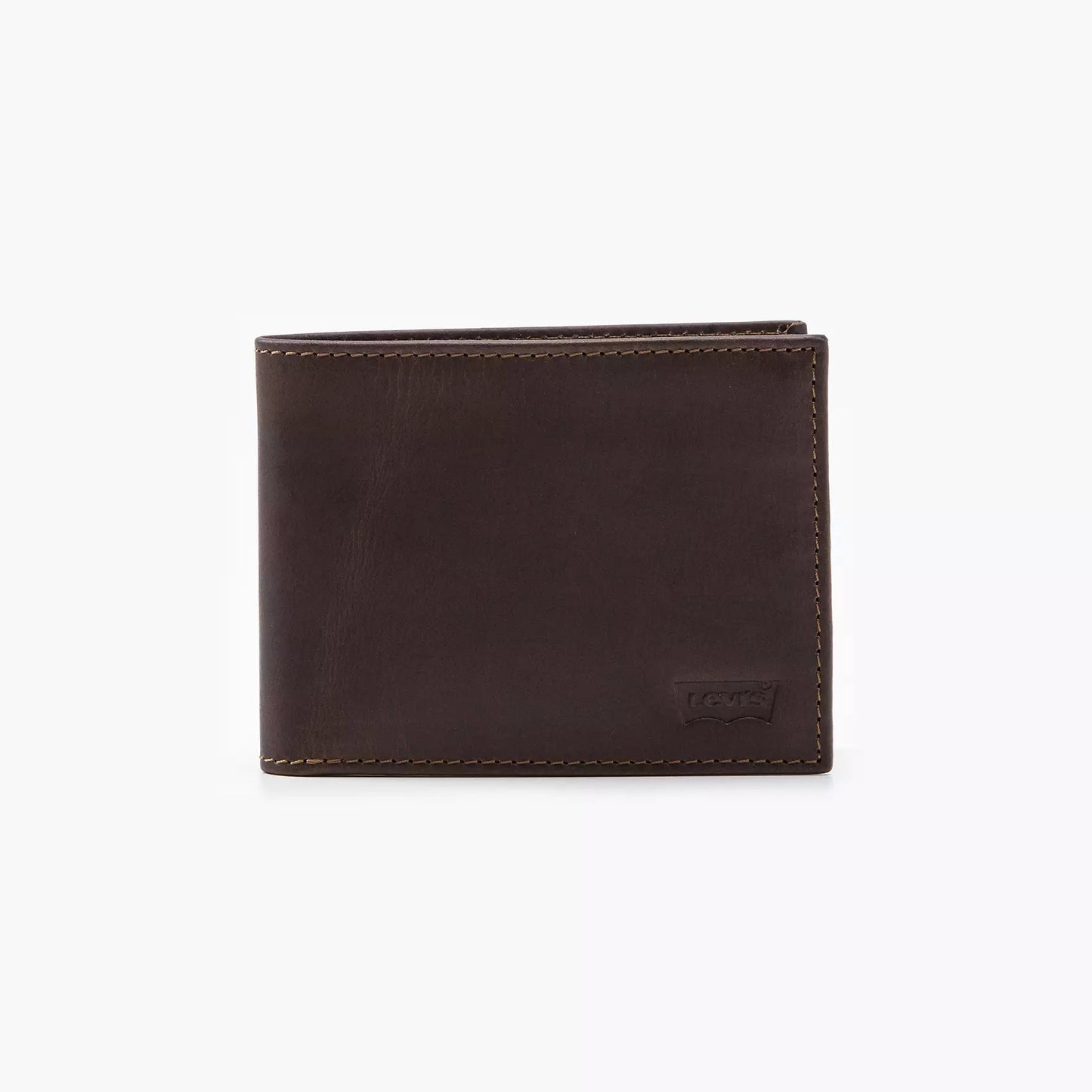 Portafoglio Levi's in pelle marrone
