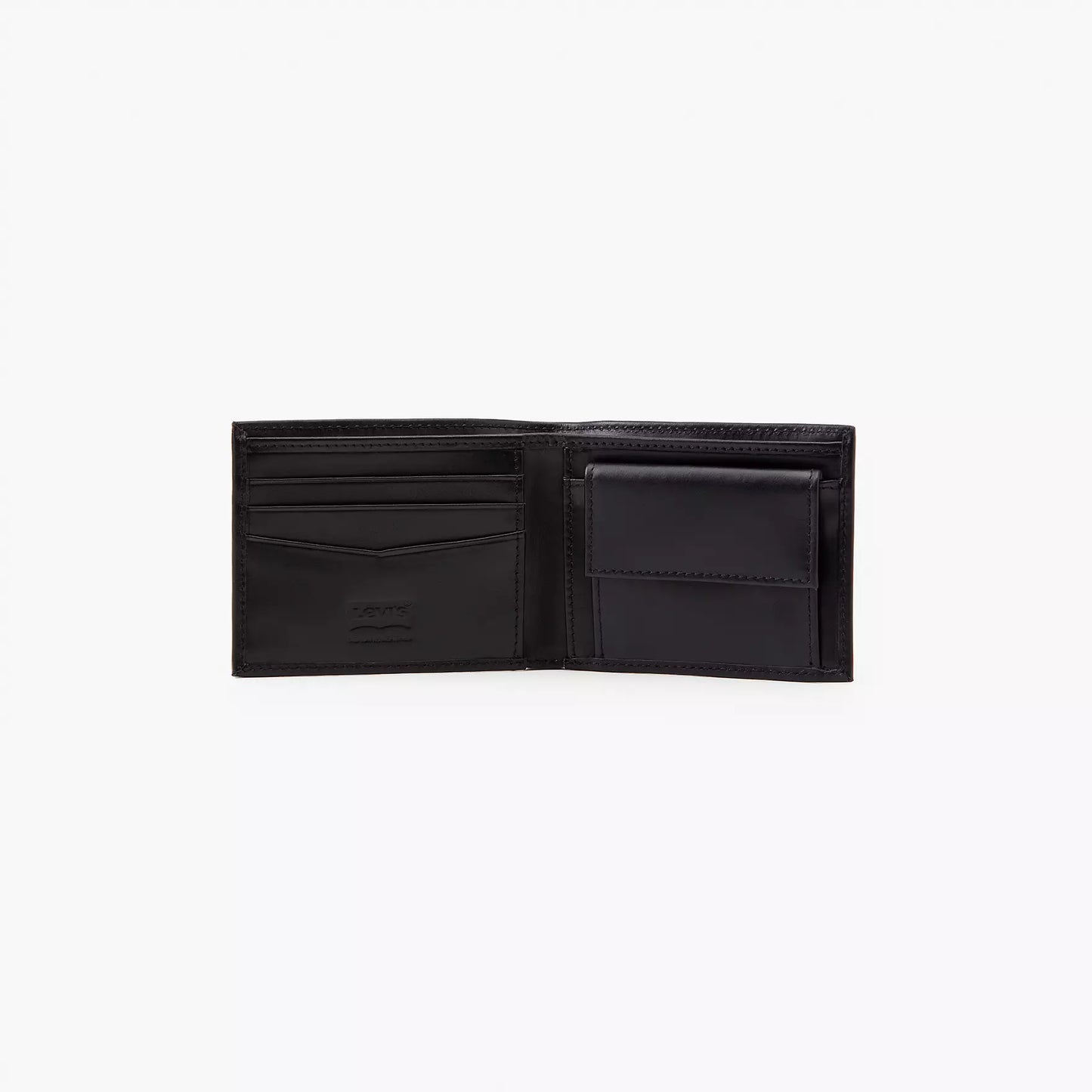 Portafoglio Levi's in pelle nero
