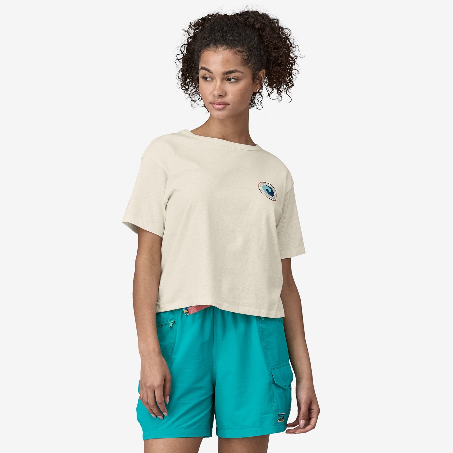 T-shirt Unity fitz crop panna