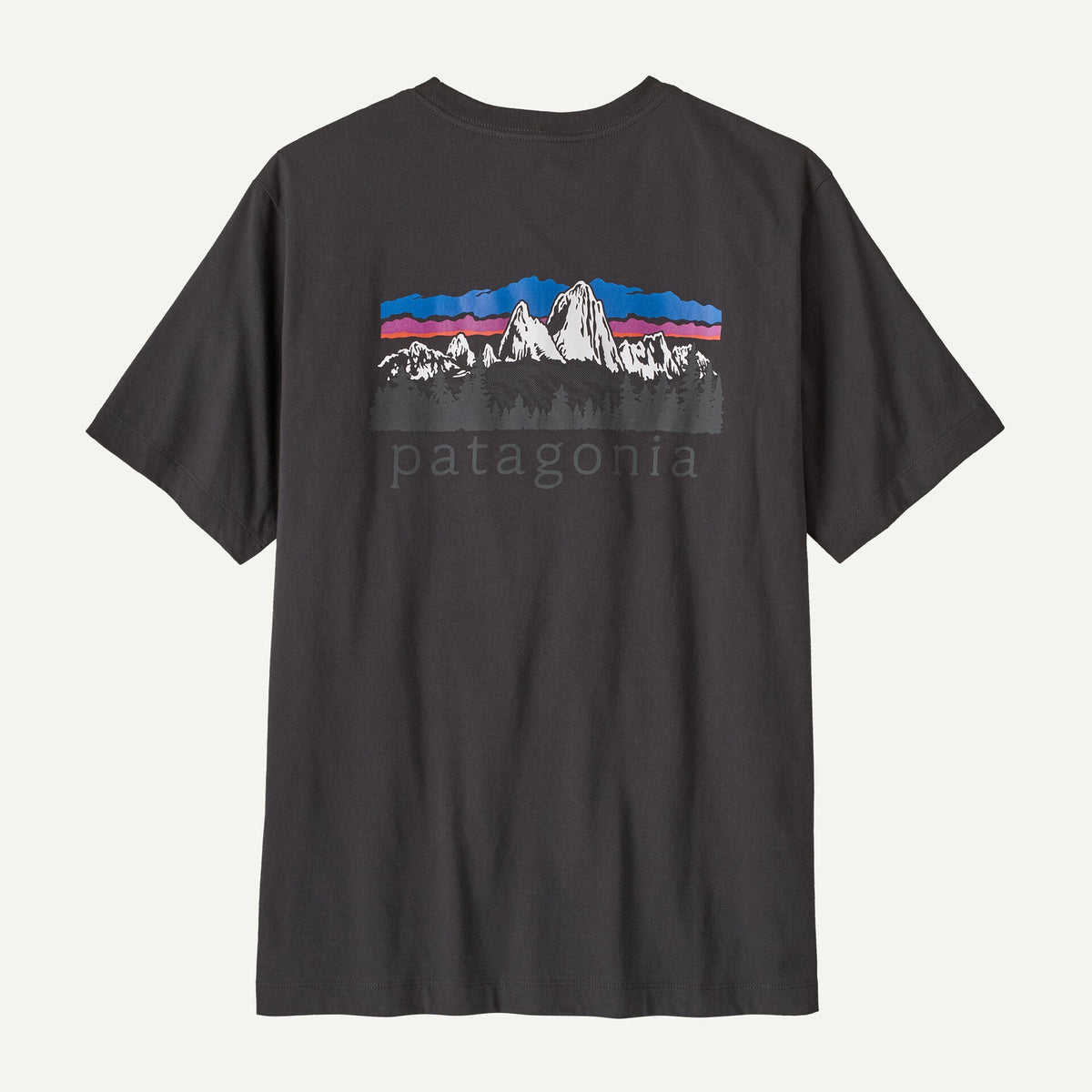 T-shirt Patagonia Foothills nero