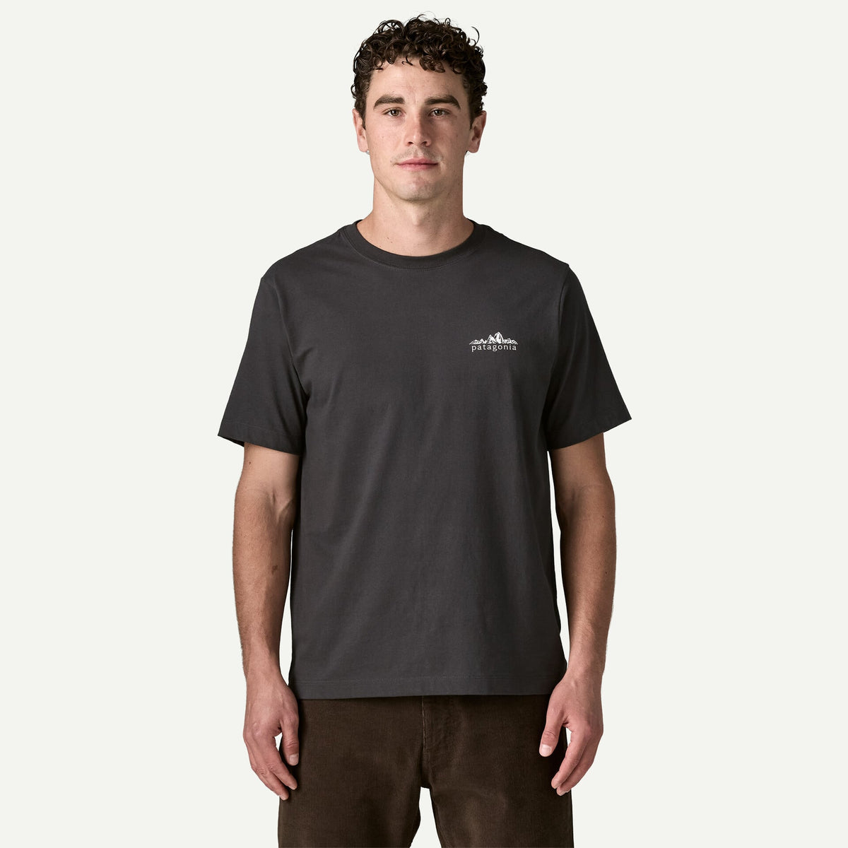 T-shirt Patagonia Foothills nero