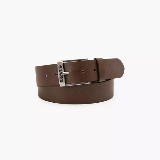 Cintura Levi's New Duncan in pelle marrone