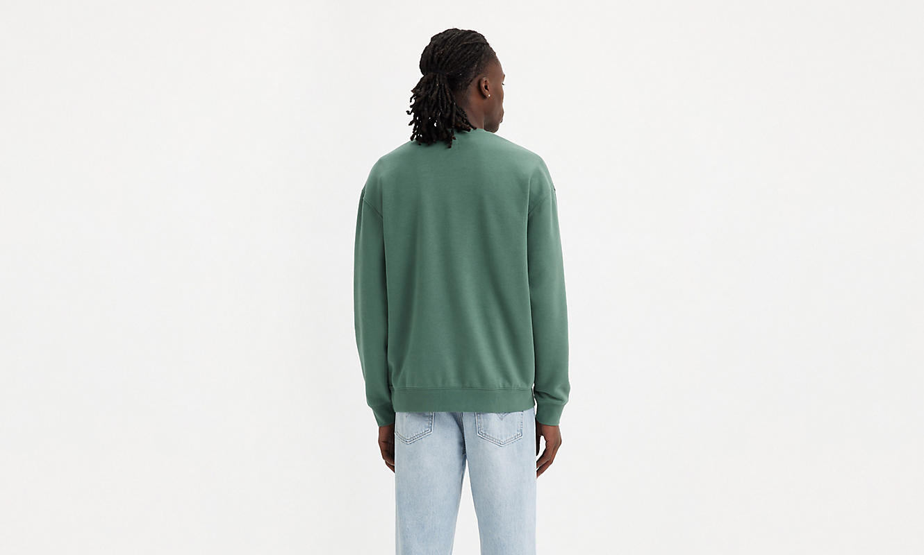 Felpa Crewneck girocollo verde