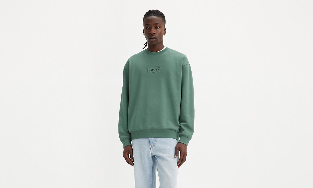 Felpa Crewneck girocollo verde