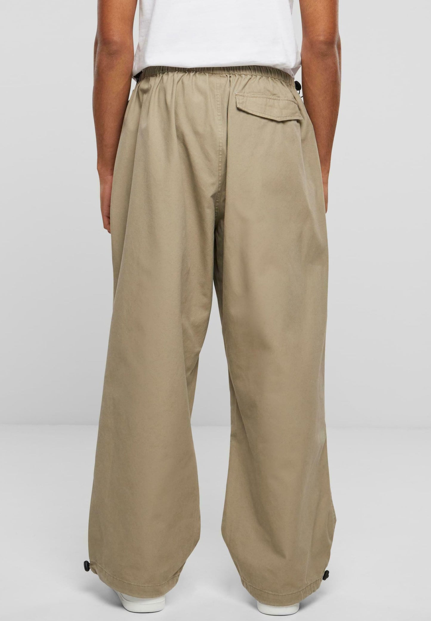 Pantalone Retro washed parachute khaki