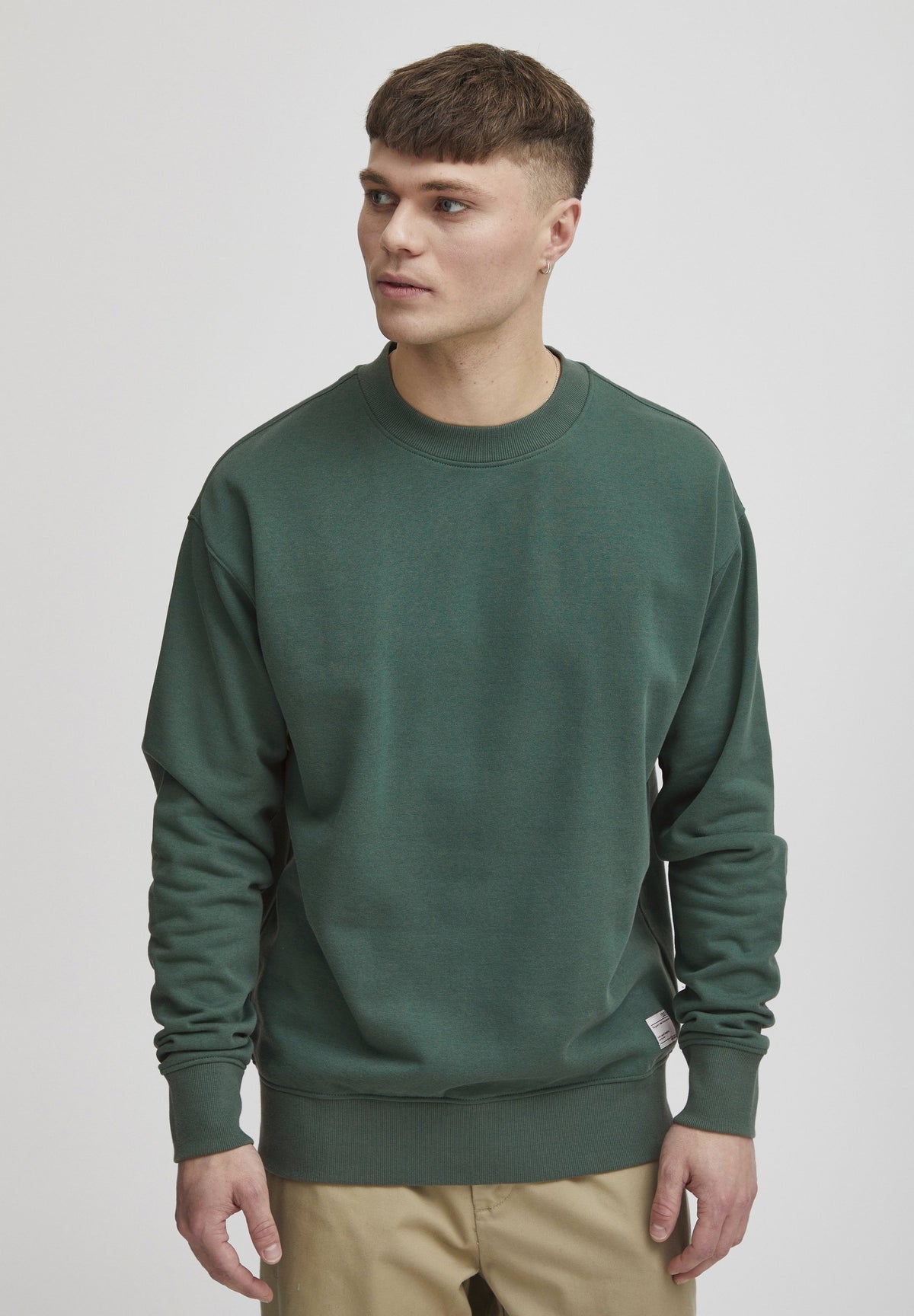 Felpa SOLID x FERRAMENTAWEAR girocollo verde